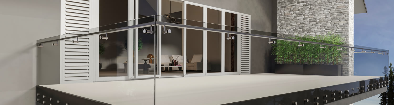 Aluminium railing Aluminium fence Aluminium glass railing