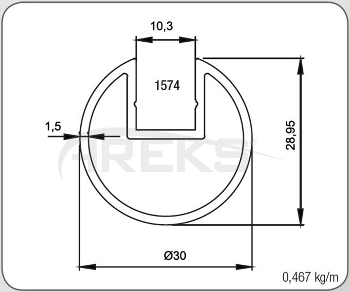 30LUK_KANALLI_PROFIL_1_5_MM Aluminium railing Aluminium fence Aluminium glass railing