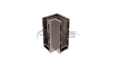 AC11_03_90_Derece_Donus Aluminium railing Aluminium fence Aluminium glass railing