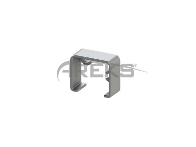 30X25_Duvar_Flansi Aluminium railing Aluminium fence Aluminium glass railing