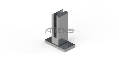 Kare_Lama_Cam_Tasiyici_Delikli_12mm Aluminium railing Aluminium fence Aluminium glass railing