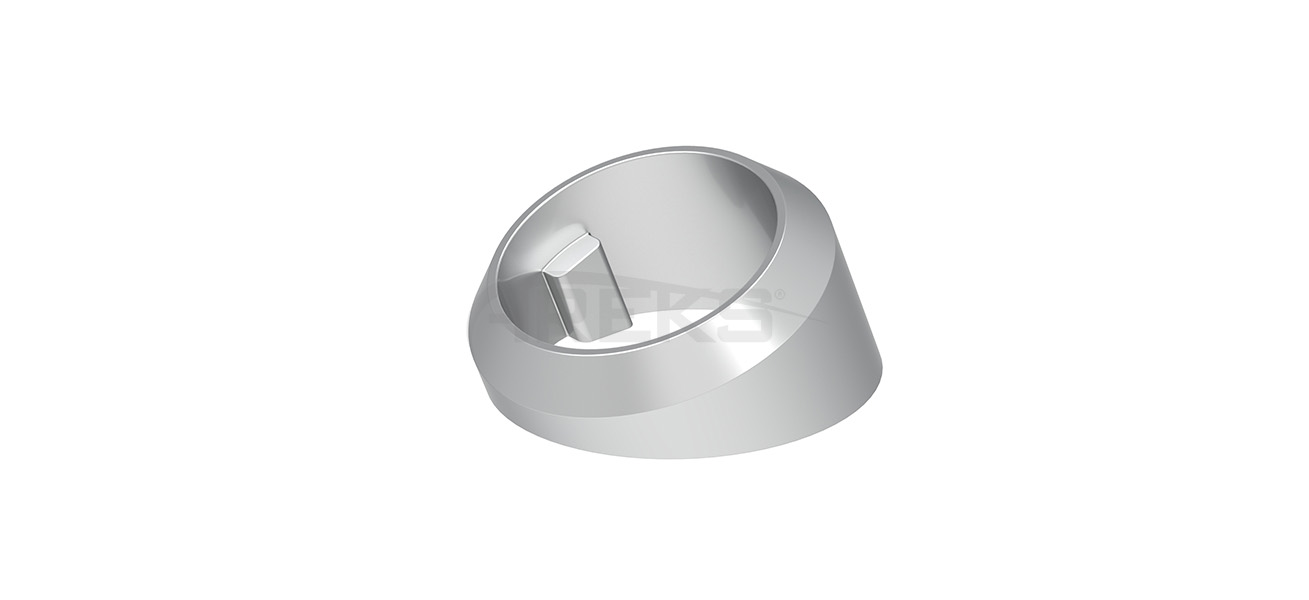 40lik_Acili_Dikme_Flansi Aluminium railing Aluminium fence Aluminium glass railing
