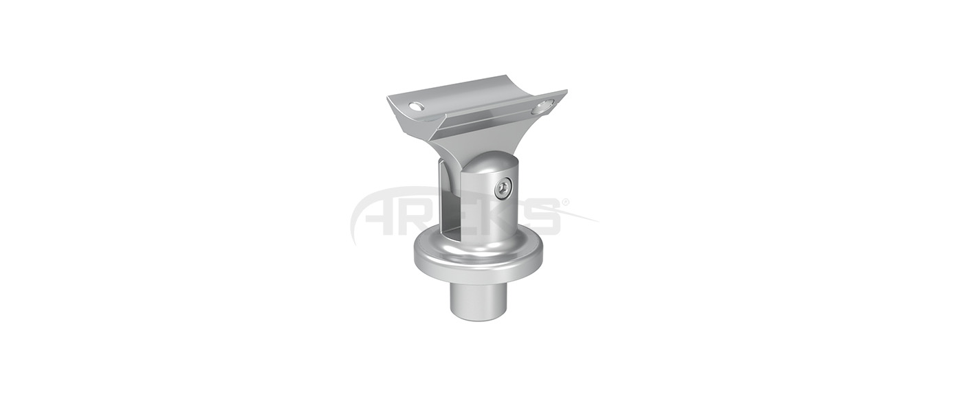 40lik_Dikme_Mafsal_Takimi_Sapkali Aluminium railing Aluminium fence Aluminium glass railing