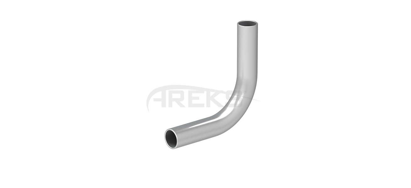 16lik_90°_Dirsek Aluminium railing Aluminium fence Aluminium glass railing