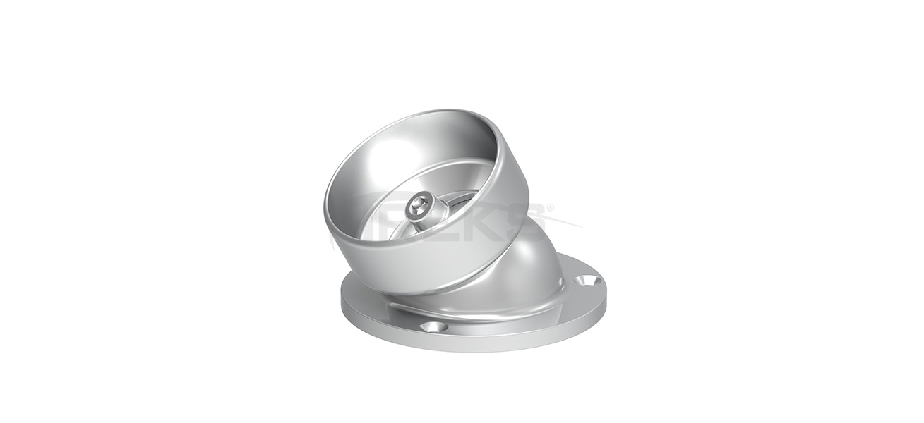 50lik_Ayarli_Kure_Duvar_Flans_ Aluminium railing Aluminium fence Aluminium glass railing