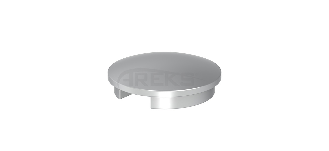 50lik_Kanalli_Boru_Tapasi Aluminium railing Aluminium fence Aluminium glass railing