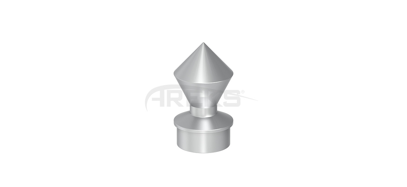 50lik_Boru_Mizrak_Dekorlu_Tapa Aluminium railing Aluminium fence Aluminium glass railing