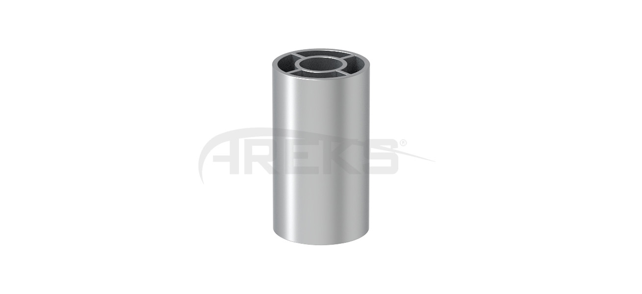 45lik_Dekorlu_Tapa_Baglantisi Aluminium railing Aluminium fence Aluminium glass railing