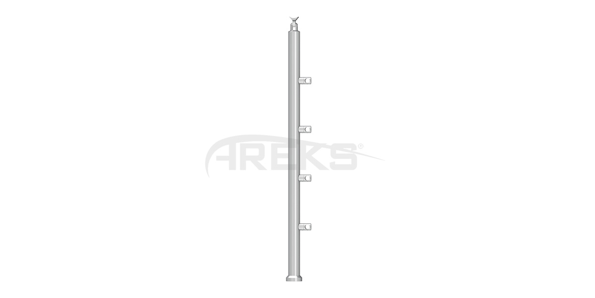 40lik_Dikme_Takimi_4_Emniyet_Seritli__85_cm Aluminium railing Aluminium fence Aluminium glass railing