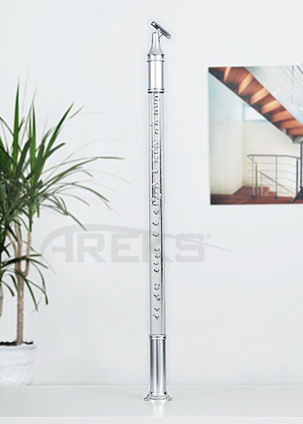 Cap_38LIK_KABARCIKLI_DIKME Aluminium railing Aluminium fence Aluminium glass railing