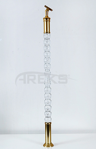 Cap_38LIK_KRAL_KABARCIKLI__DIKME Aluminium railing Aluminium fence Aluminium glass railing