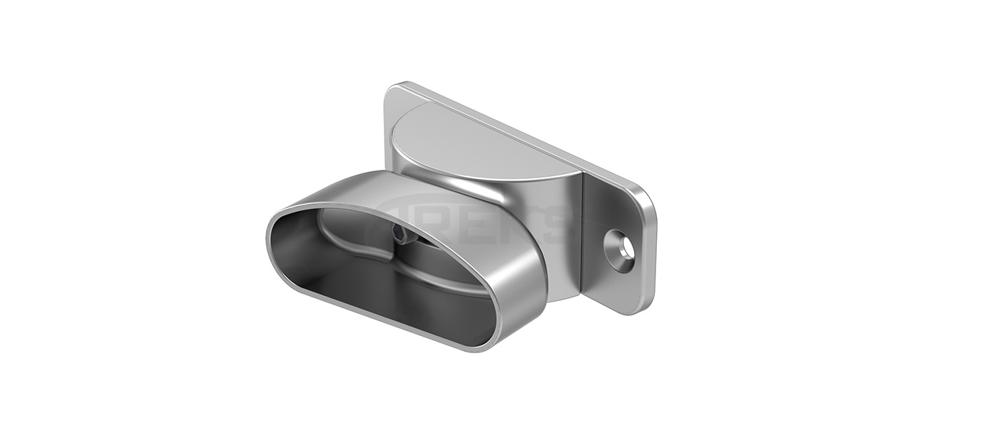 30x80_Elips_Hareketli_Duvar_Flansi Aluminium railing Aluminium fence Aluminium glass railing