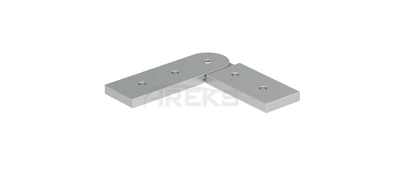 30X80_Hareketli_Kose_Baglanti_Takimi Aluminium railing Aluminium fence Aluminium glass railing