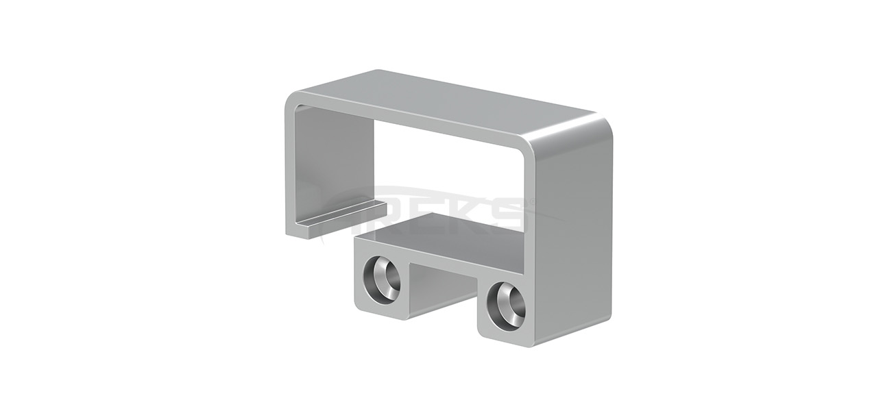 25X60_Kare_Cam_Kanalli_Boru_Flansi Aluminium railing Aluminium fence Aluminium glass railing