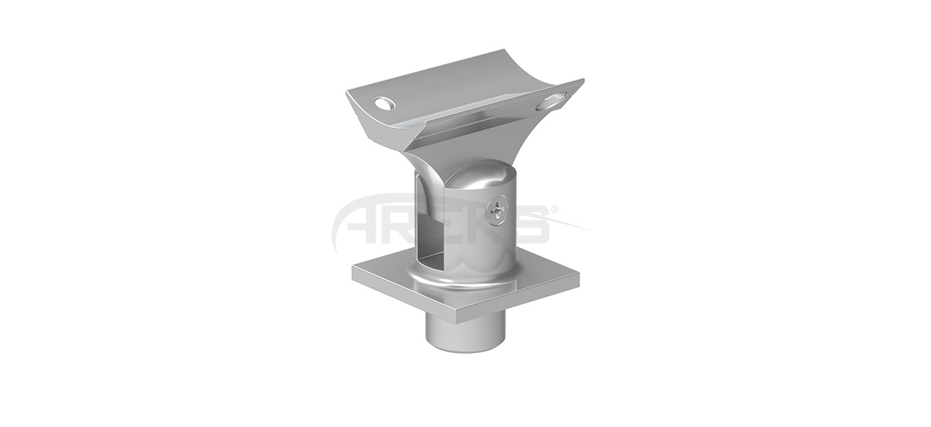 40x40_Kare_Dikme_50_lik_Boru_Mafsal_Takimi Aluminium railing Aluminium fence Aluminium glass railing