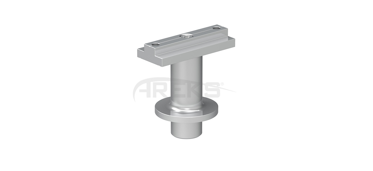 40_lik_Dikme_Kare_Profil_Sabit_Mafsal_ Aluminium railing Aluminium fence Aluminium glass railing