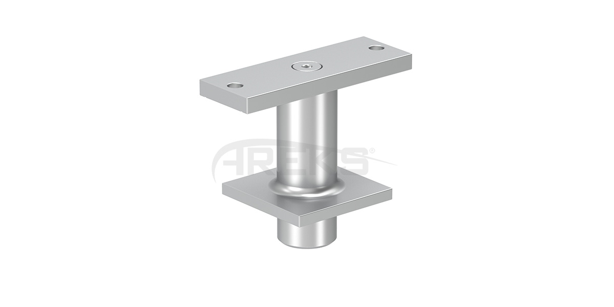 40X40_Kare_Sabit_Ara_Baglanti Aluminium railing Aluminium fence Aluminium glass railing