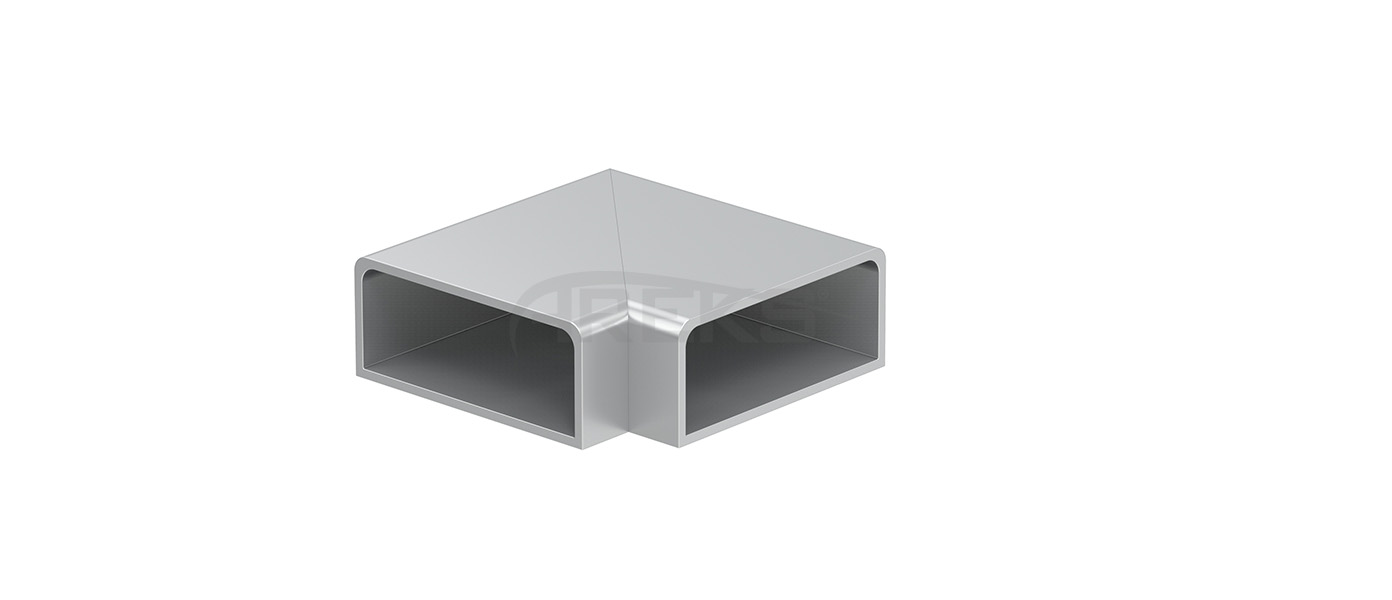 30X80_90_Derece_Donus Aluminium railing Aluminium fence Aluminium glass railing