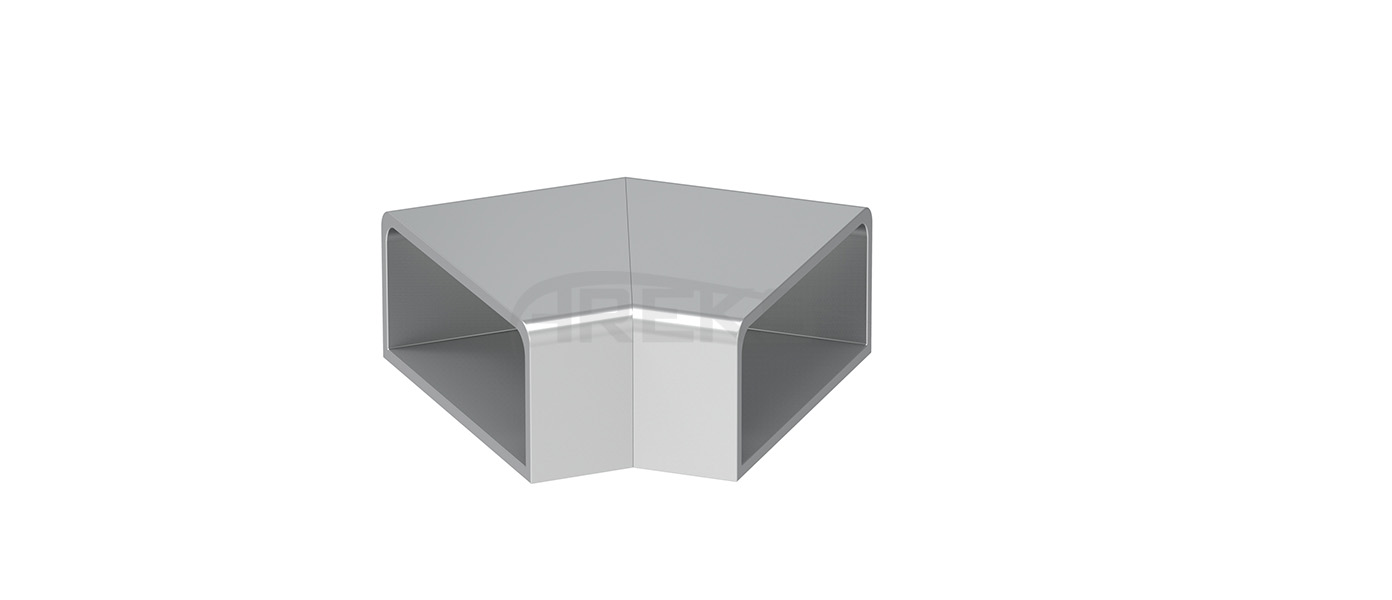 30X80_135_Derece_Donus Aluminium railing Aluminium fence Aluminium glass railing