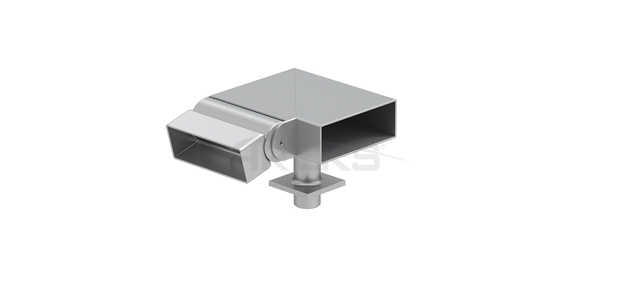 30x80_90_Derece_Mafsalli_Sol_Donus Aluminium railing Aluminium fence Aluminium glass railing