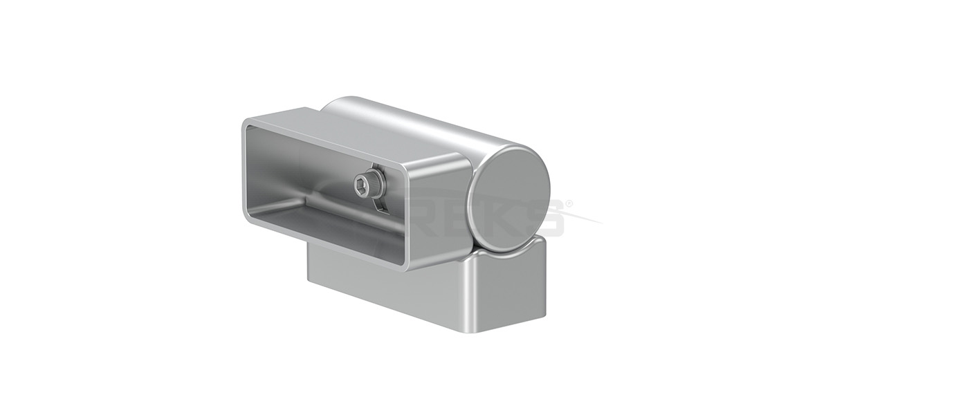 30X80_135_Derece_Donus_Takimi Aluminium railing Aluminium fence Aluminium glass railing