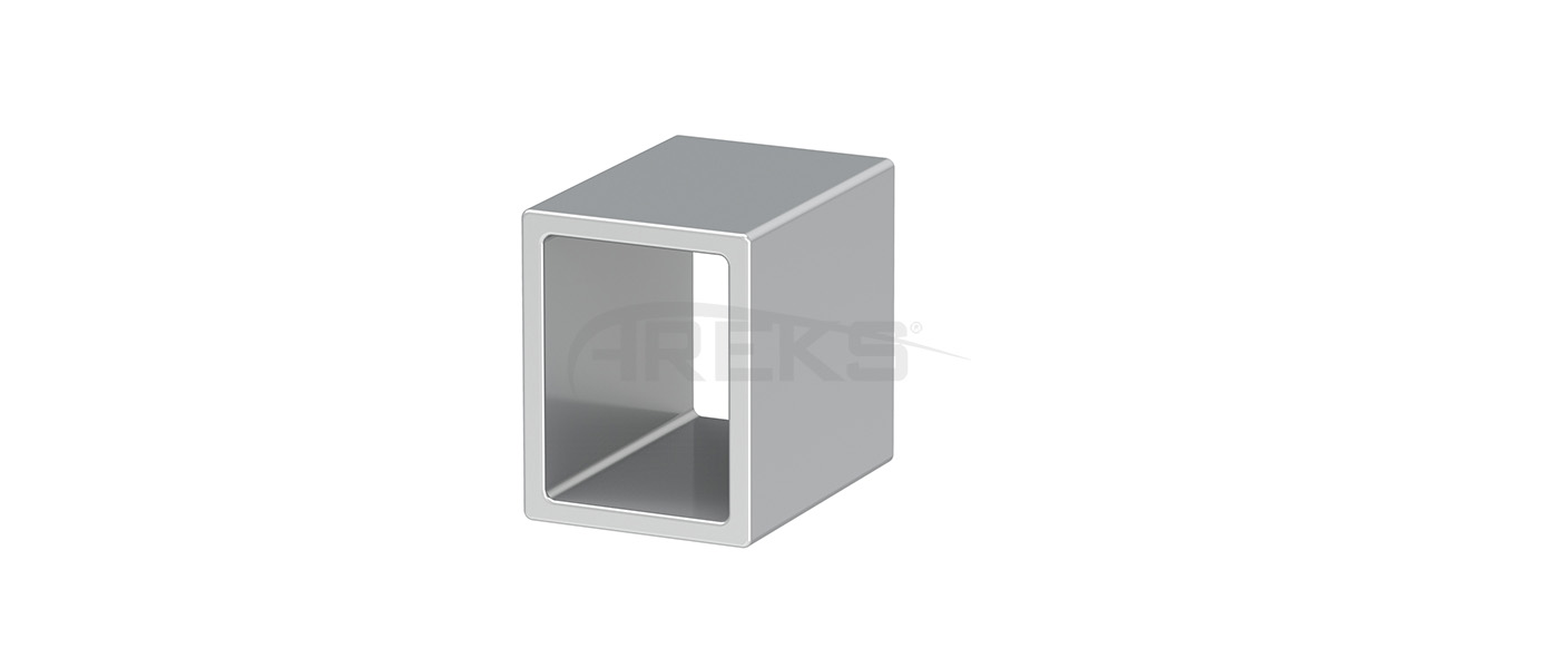 27X20_Kare_Boru_Bilezigi Aluminium railing Aluminium fence Aluminium glass railing