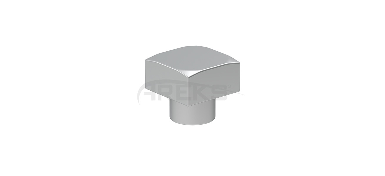 14x14_Kare_Boru_Tapasi Aluminium railing Aluminium fence Aluminium glass railing