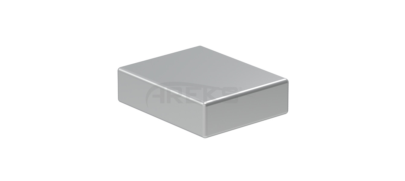 25x32_Kare_Boru_Tapasi Aluminium railing Aluminium fence Aluminium glass railing