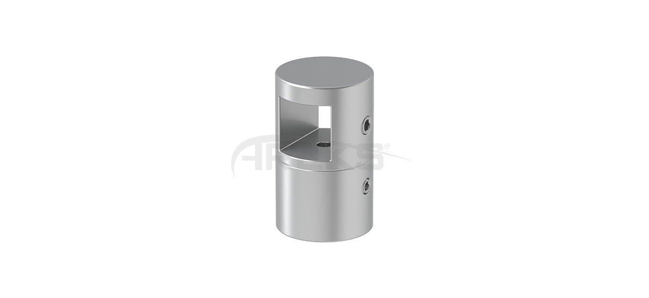 14x14_Kare_Ciftli_Emniyet_Tutamagi Aluminium railing Aluminium fence Aluminium glass railing