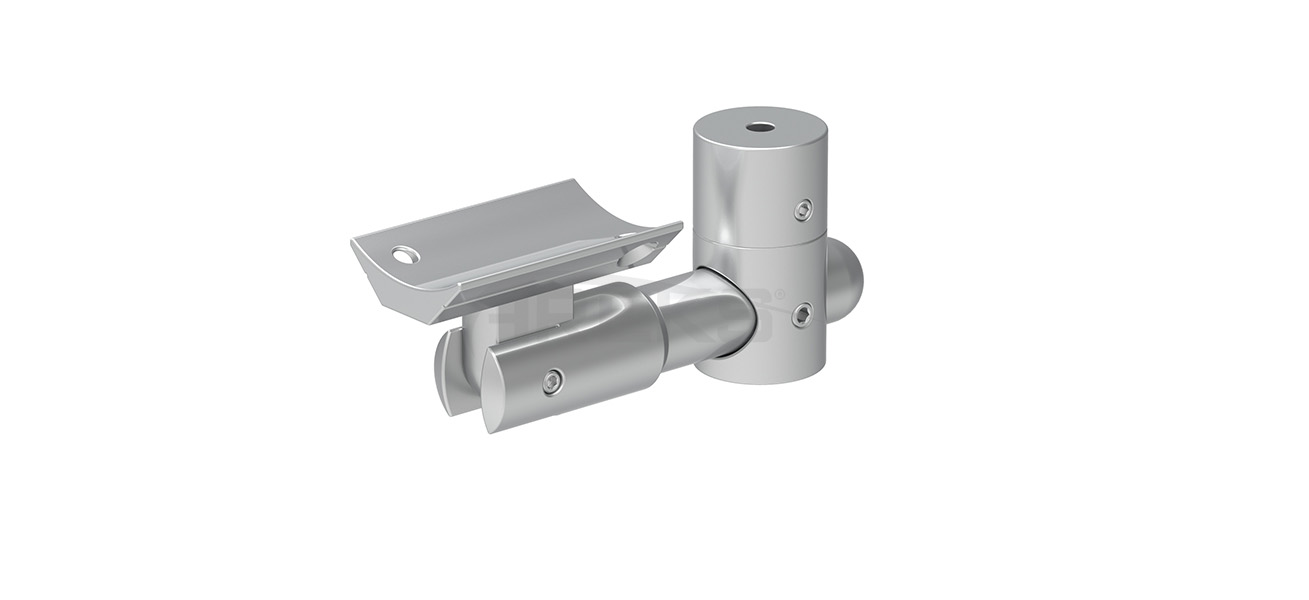 Kare_Profil_Hareketli_Yandan_Baglanti_Mafsali Aluminium railing Aluminium fence Aluminium glass railing