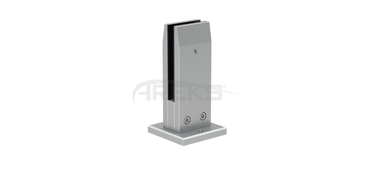 Kare_Lama_Cam_Tasiyici Aluminium railing Aluminium fence Aluminium glass railing