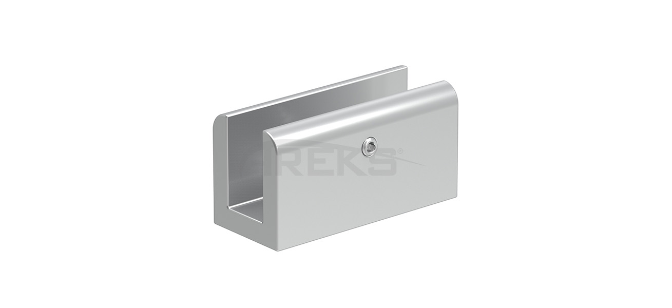 Kare_Dikme_Alyanli_Cam_Tutamagi Aluminium railing Aluminium fence Aluminium glass railing