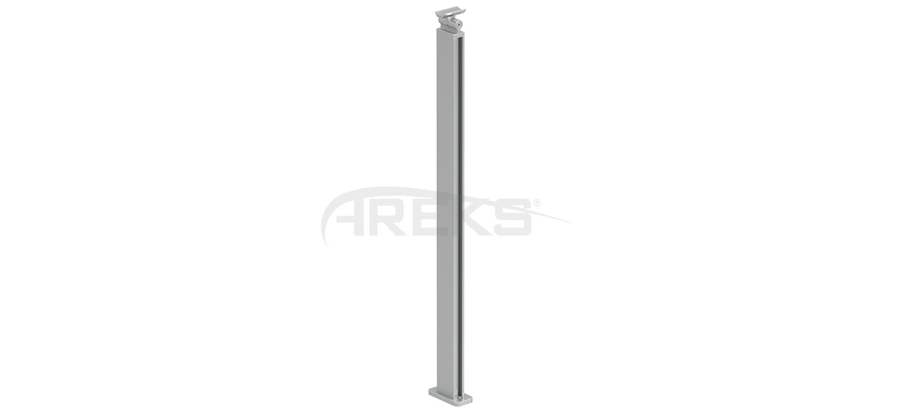 30x55_Kare_Dikme_Takimi_85_cm Aluminium railing Aluminium fence Aluminium glass railing